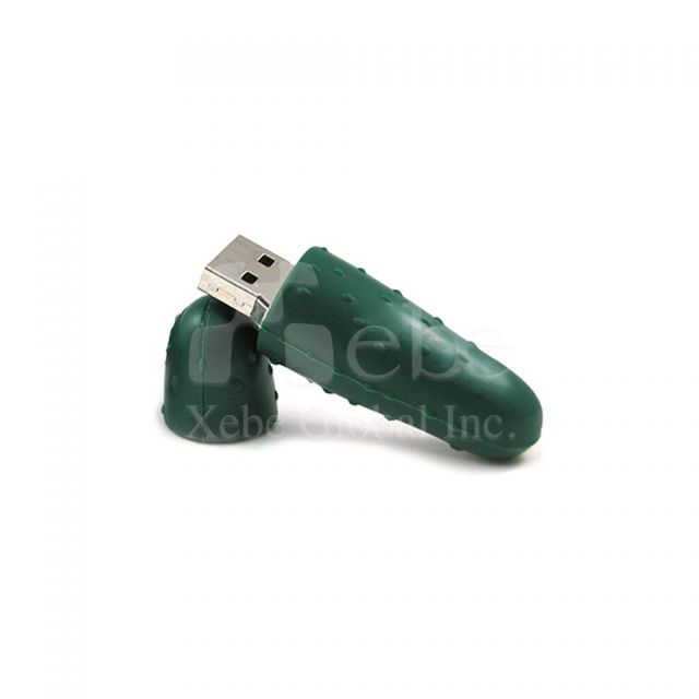 Cucumber shaped USB drive