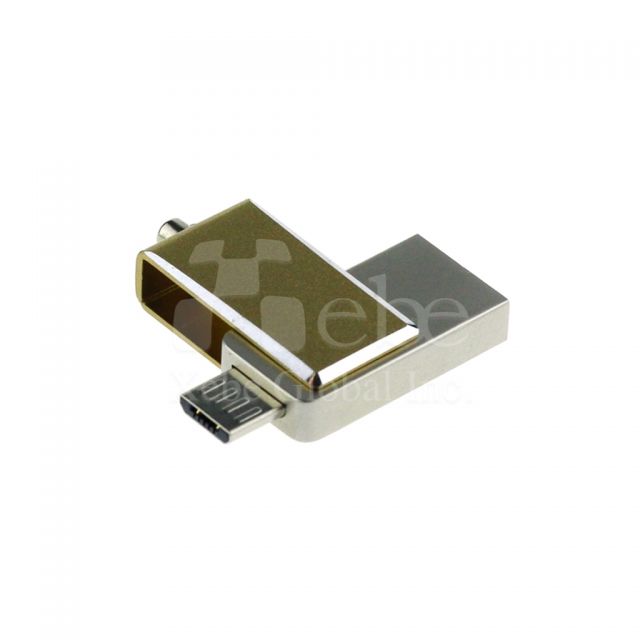 Rotate micro USB flash drive