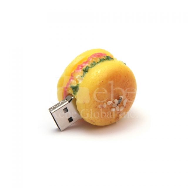 Hamburger Customized USB flash drive