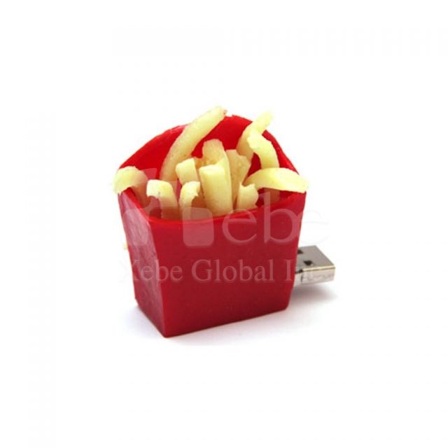 French fries Customized USB flash drives