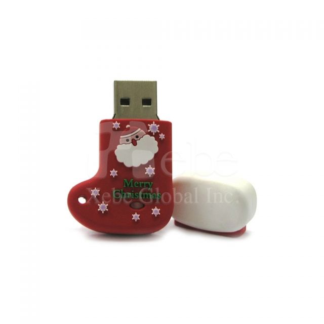 Christmas sock USB drive