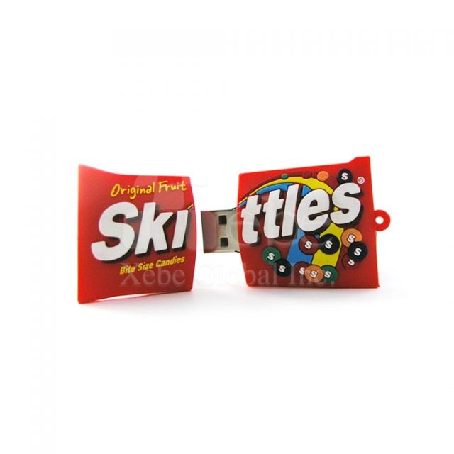 Skittles candy USB sticks