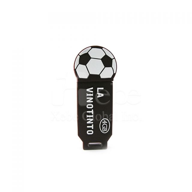 Personalized anniversary gifts soccer USB drive