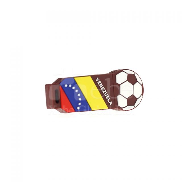 Personalized anniversary gifts soccer USB drive