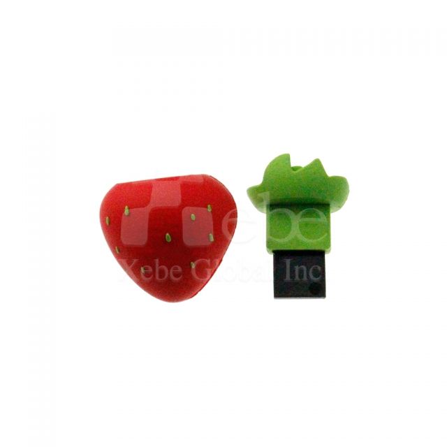 Strawberry shape USB drivesinteresting gifts