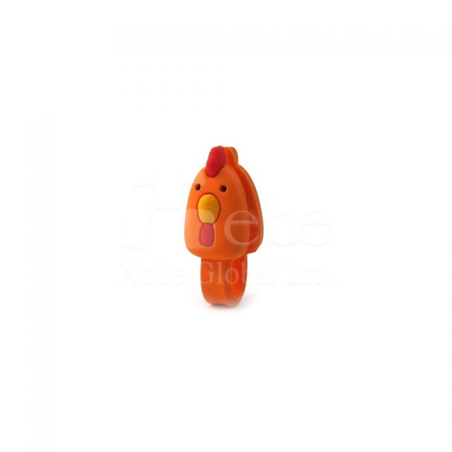 Rooster earphone winder