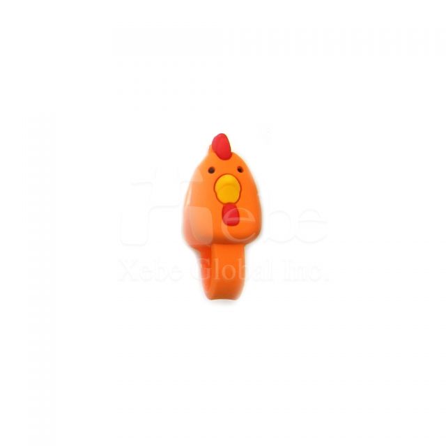 Rooster earphone winder