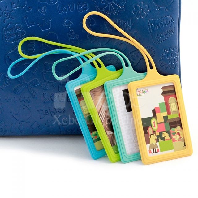 Colorful badge holders