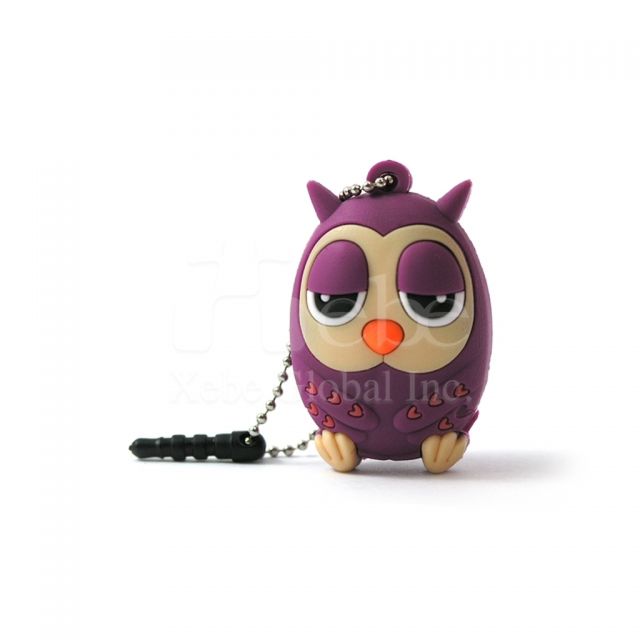 Owl headphone plug