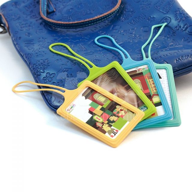 Colorful ID card holder