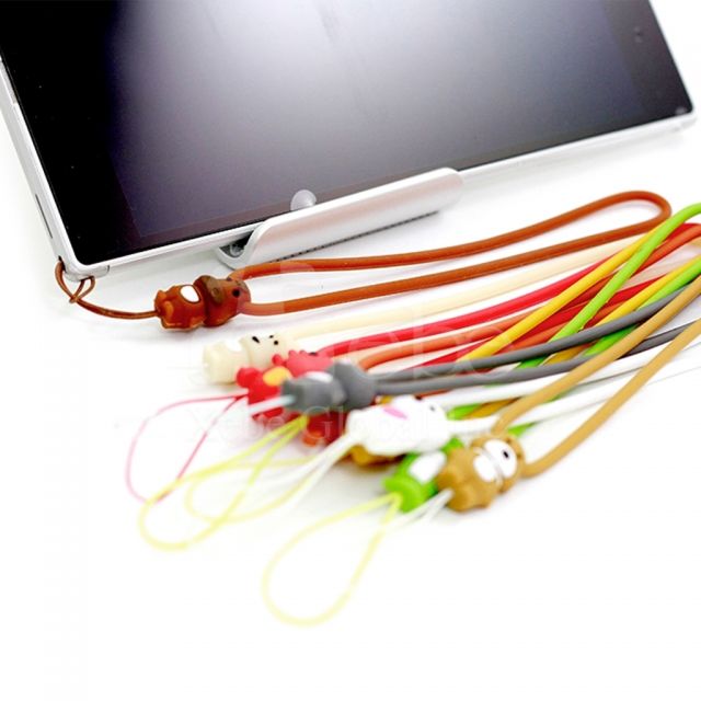 Rabbit cell phone wrist strap