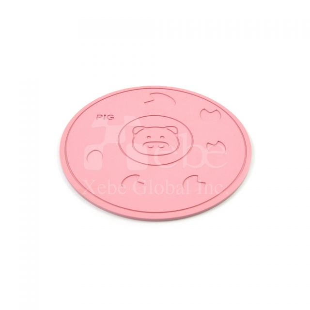 Piglet unique drink coasters