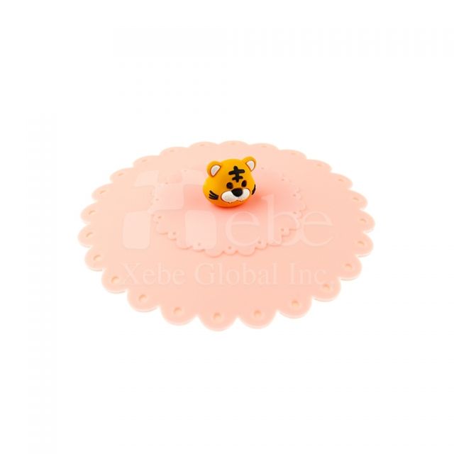 Little tiger silicone cup cover