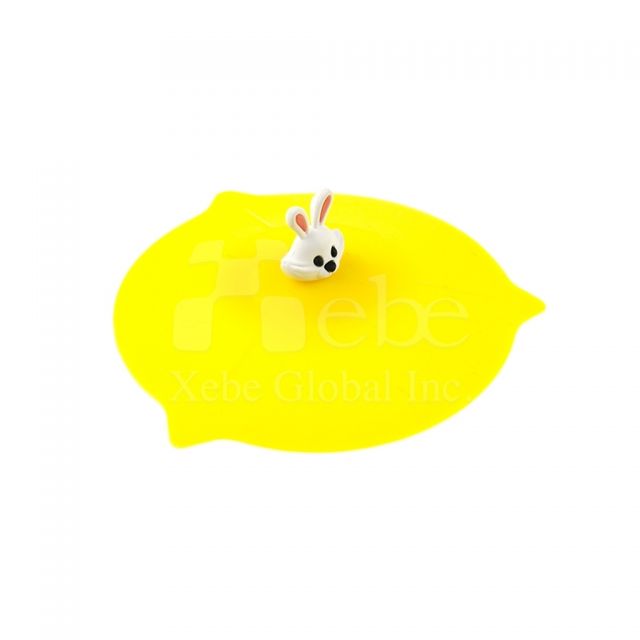 Cute rabbit silicone cup cover