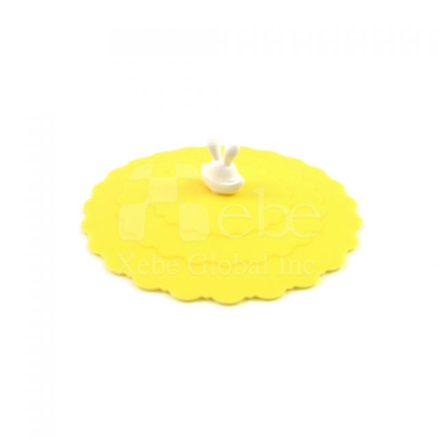 Cute rabbit silicone cup cover