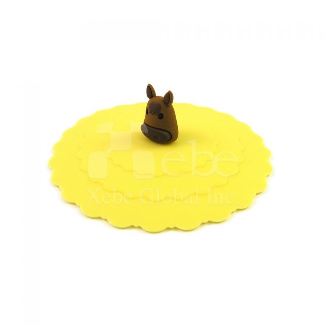 Horse silicone cup cover