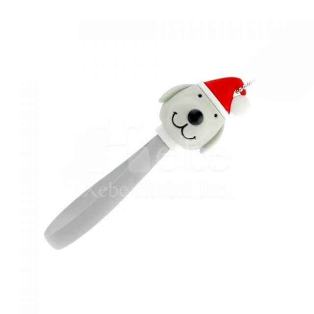 Christmas dog custom USB cable