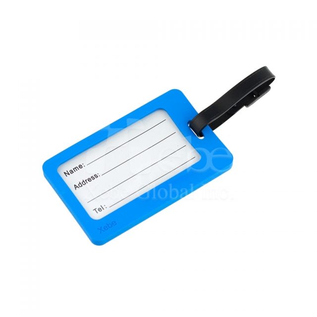 Cutom plastic luggage tags