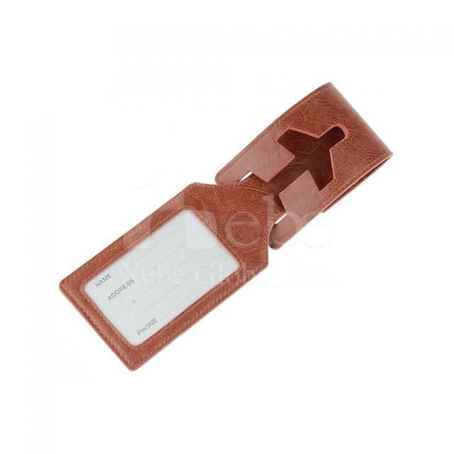 Custom gifts leather luggage tags