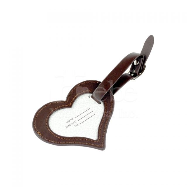 Heart baggage tags