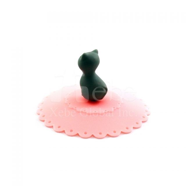 Elegant cat cup cover
