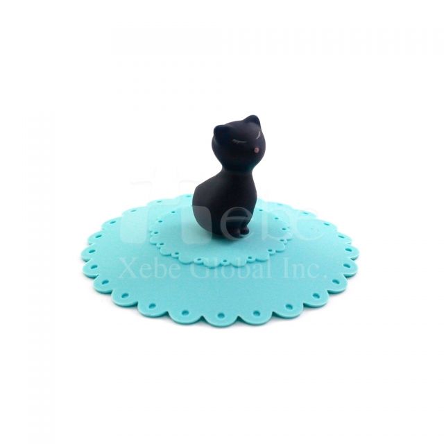 Elegant cat cup cover