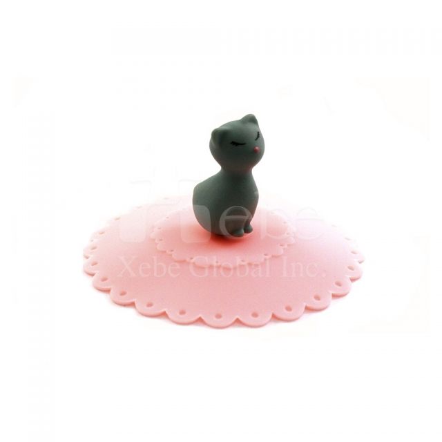 Elegant cat cup cover