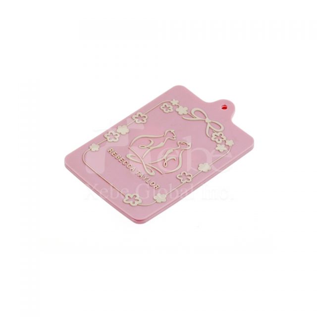 Pink luggage tags