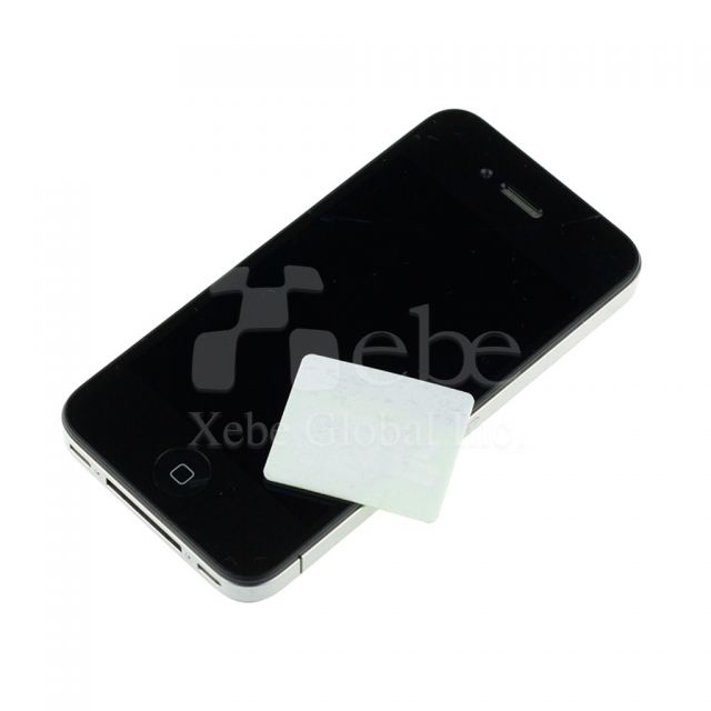 Personalized screen cleaner sticker