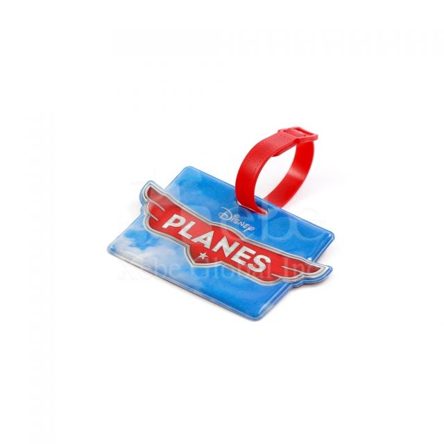 Logo printed luggage tags