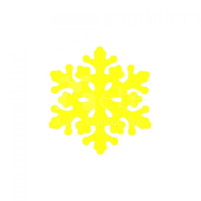 Snowflake personalized coasters