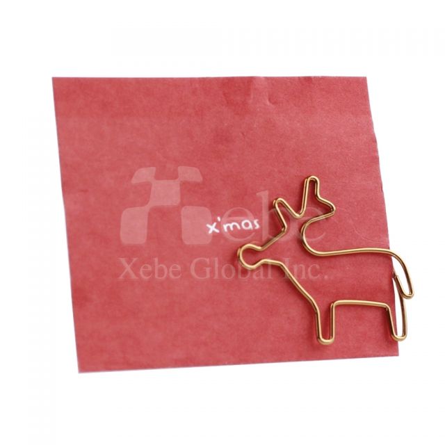 Christmas gifts reindeer paperclip