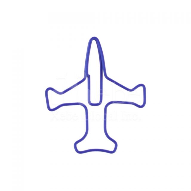Fighter jet paper clip bookmark
