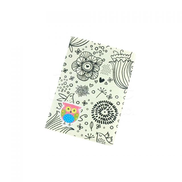 Plastic passport cover personalized