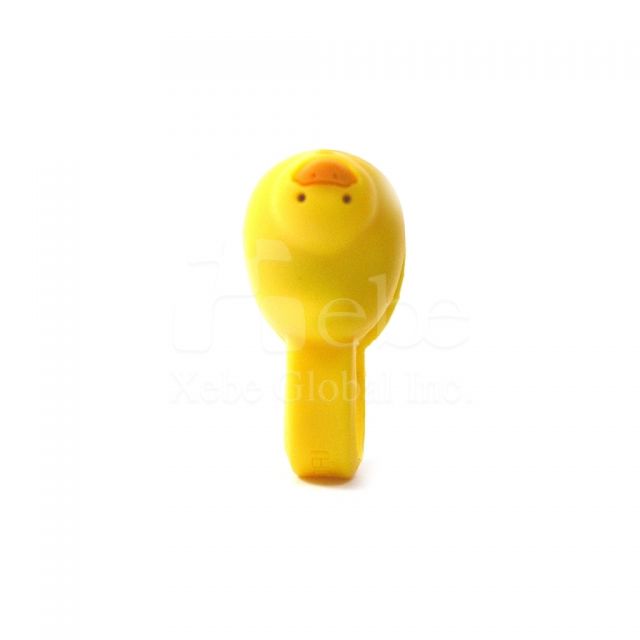 Cute earphone winder duck cable organizer