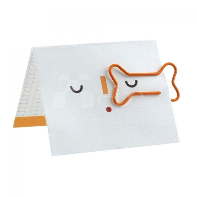 Bone decorative paper clips
