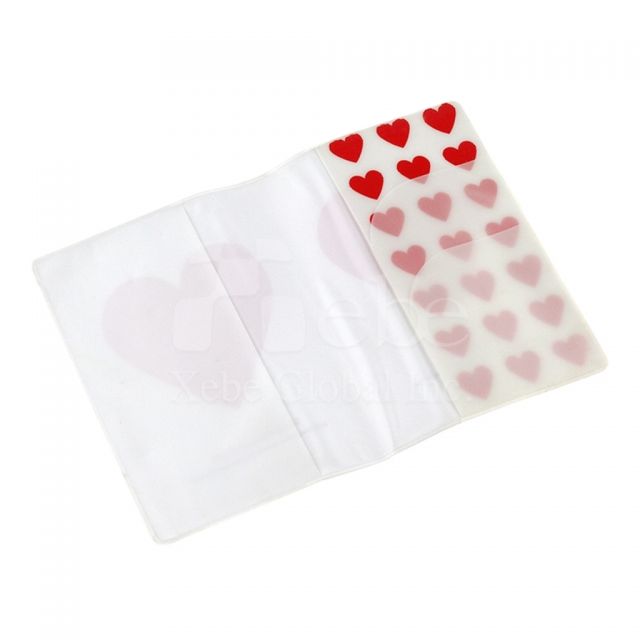Cute passport holder heart passport holder