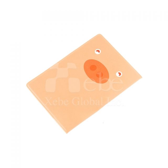 Cute passport cover piglet travel passport holder