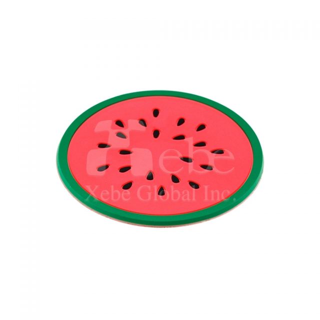 watermelon drink coaster