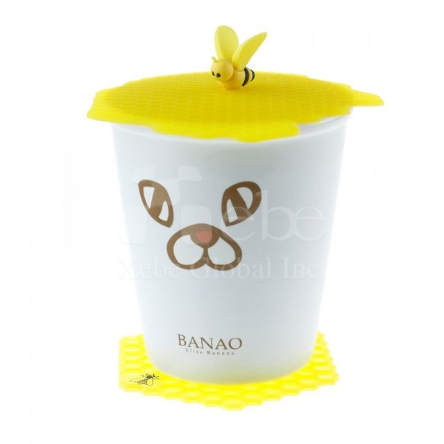 Style of bee cup cover custom gifts