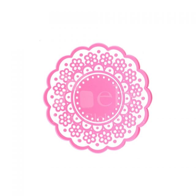 Lace design PVC coastersRomantic gifts