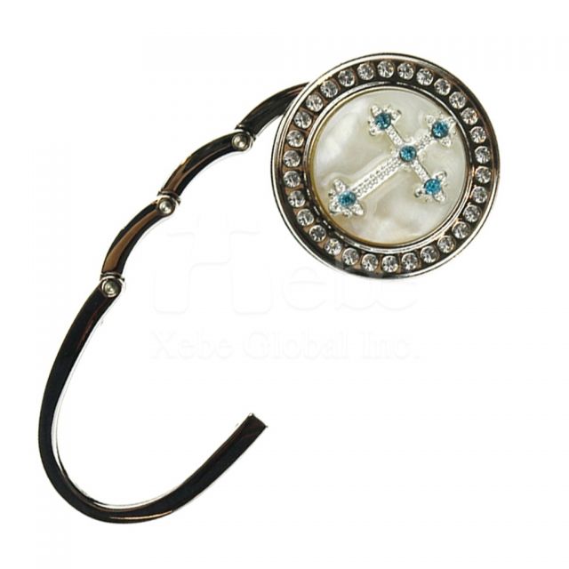 Cross with cubic purse hookGift