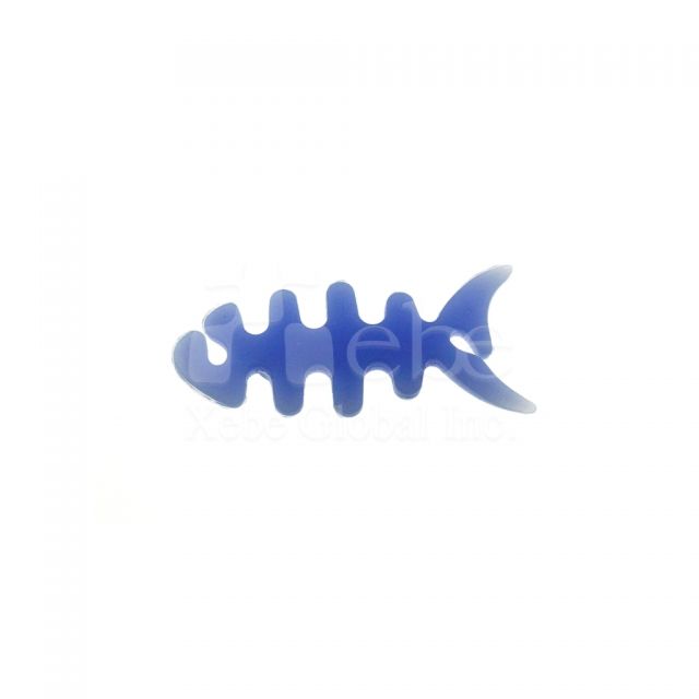 Fishbone headphone winder Soft plastic molding
