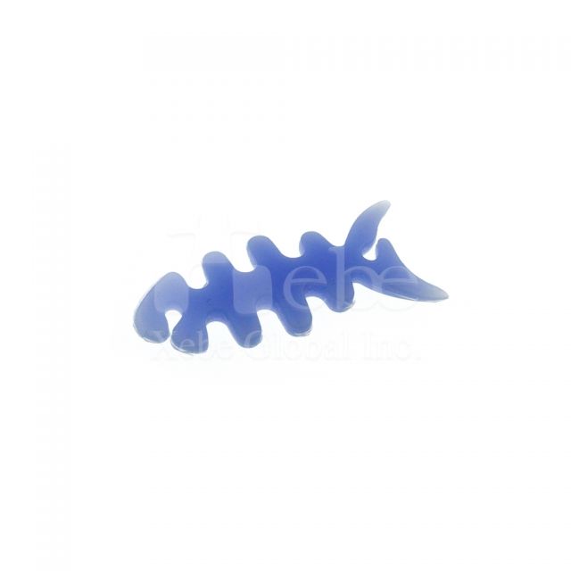 Fishbone headphone winder Soft plastic molding