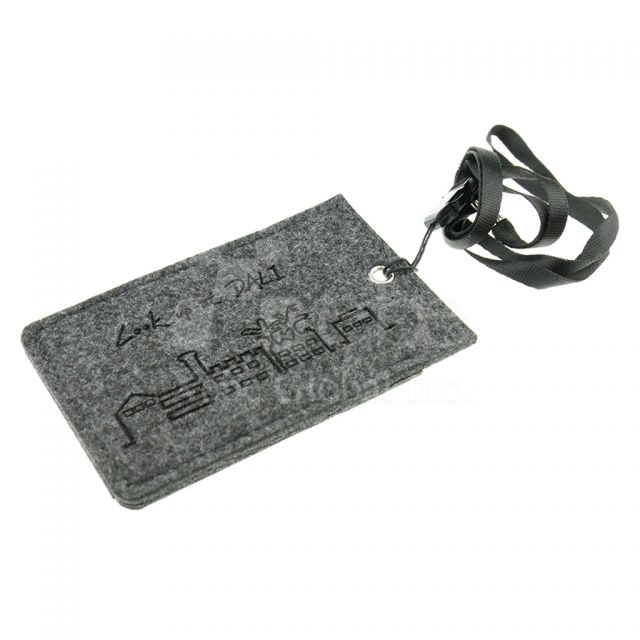 Custom felted wool card holder corporate souvenirs