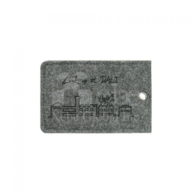 Custom felted wool card holder corporate souvenirs