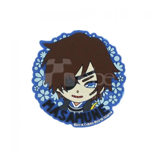 Japan anime magnets soft capsule molding