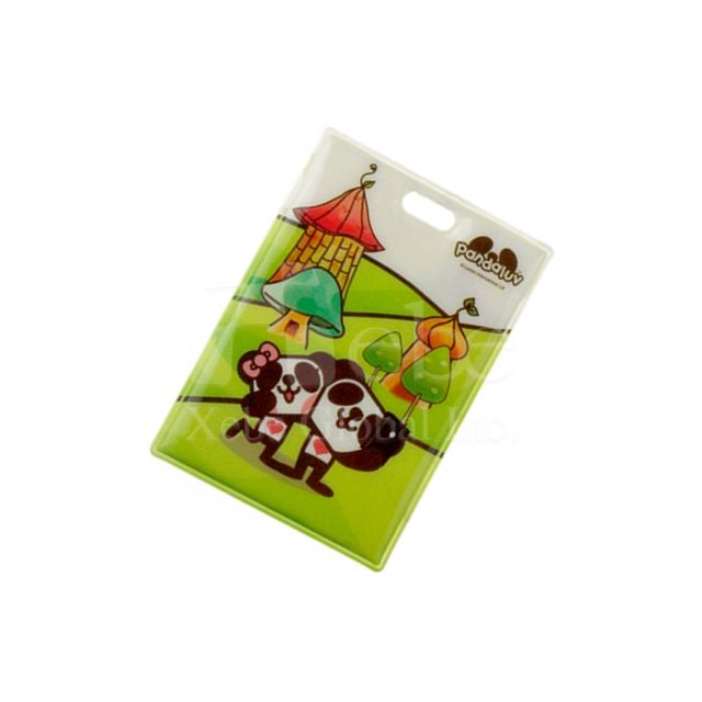 Two-sided cartoon print card holder