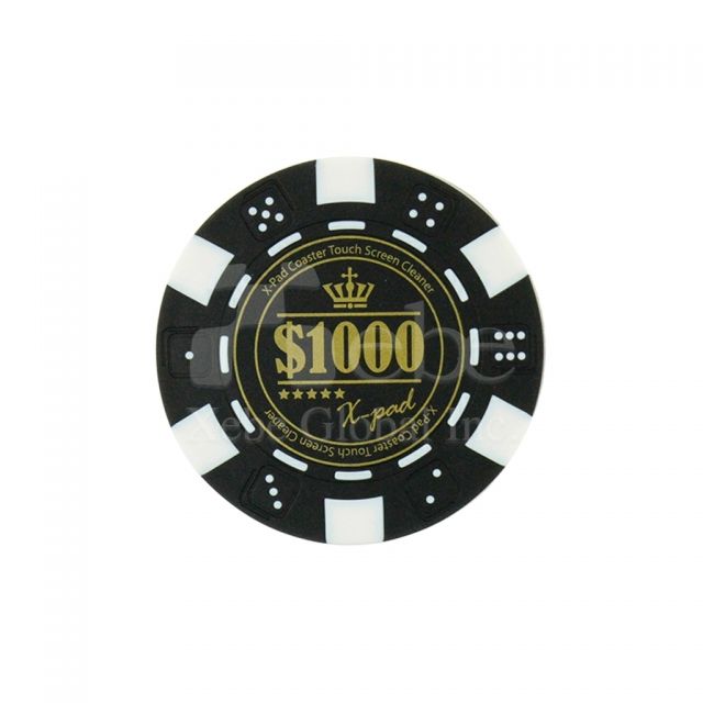 Chip coaster screen wipe Trade show giveaways