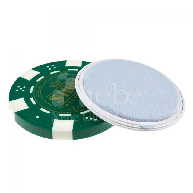 Chip coaster screen wipe Trade show giveaways